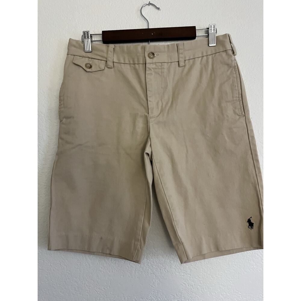 Classic Ralph Lauren Sport Women's Chino Shorts Size 6 Beige 100% Cotton